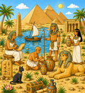 Ancient Egypt Colouring Worksheet